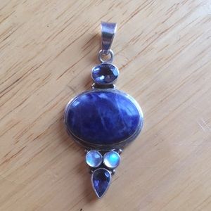 VINTAGE LAPIS LAZULI PENDANT
